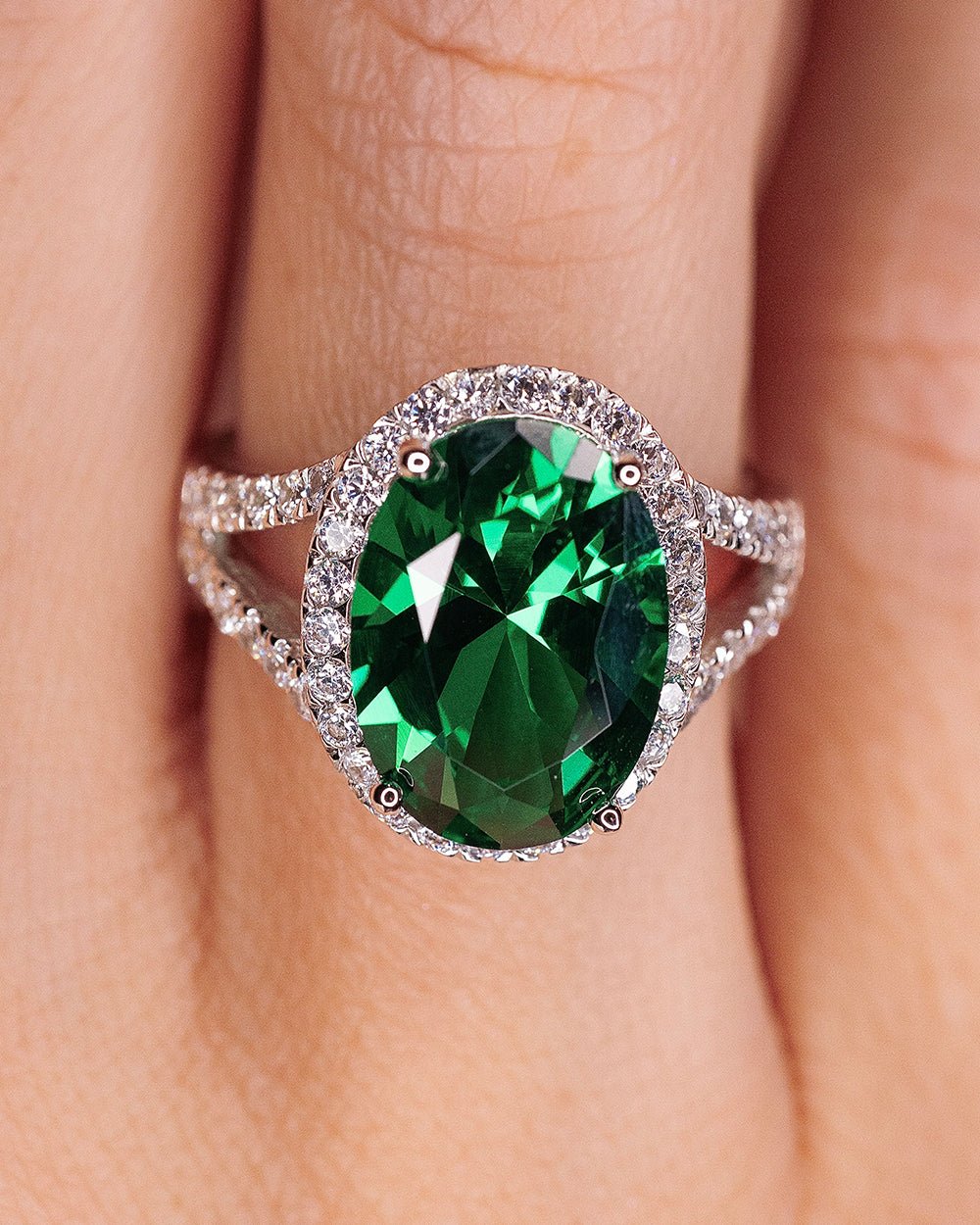 Eden Emerald Ring - Godfrey Allure Jewelry | Crafted in Refined Silver and Allyure Stones™ Designed for Modern Muses