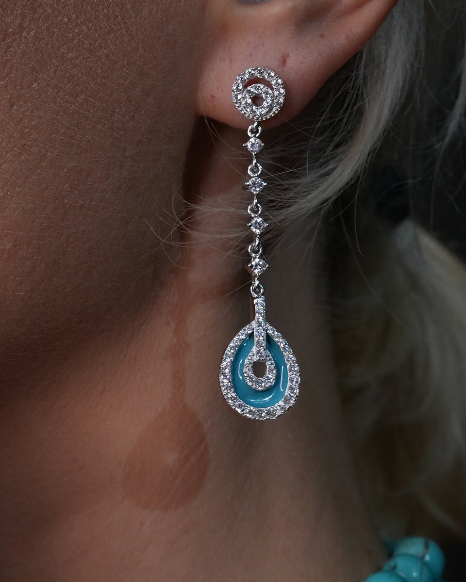 Florenz Drop Earrings - Godfrey Allure Jewelry | Refined Sterling Silver Women’s Jewelry
