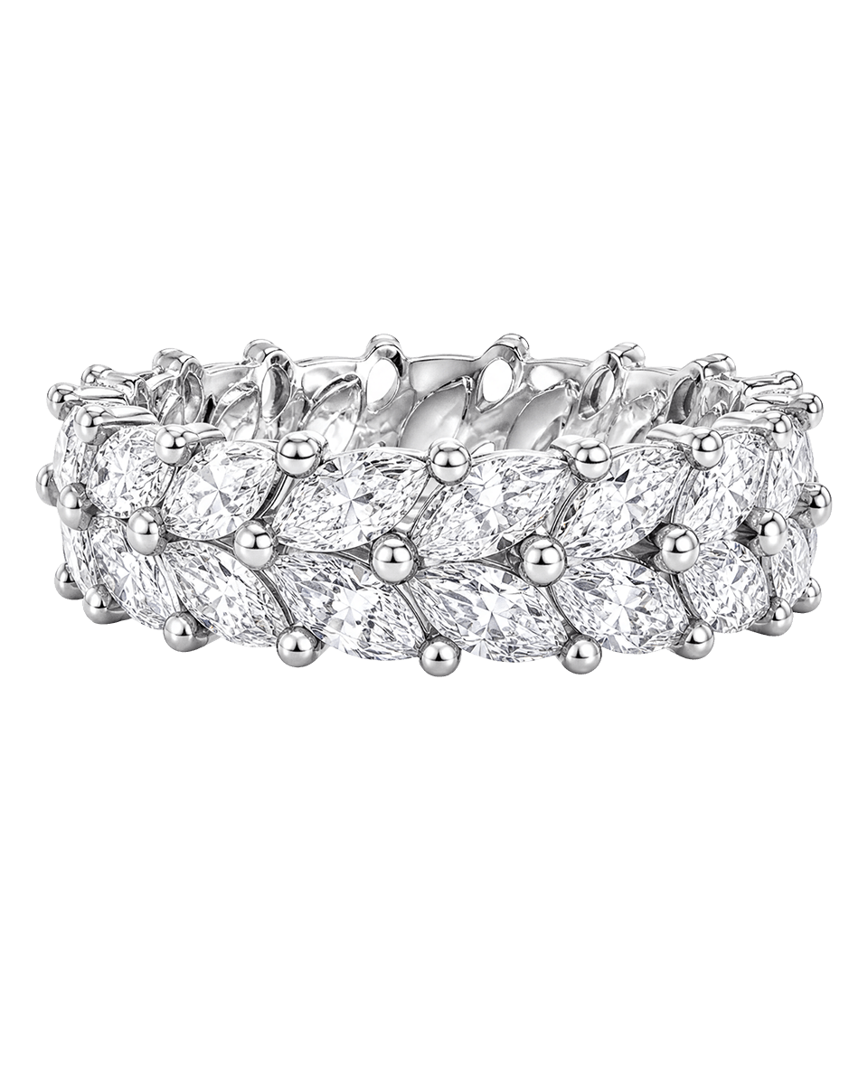 Fontaine Marquis Ring - Godfrey Allure | Old Hollywood Sterling Silver Jewelry & Rivière Necklaces