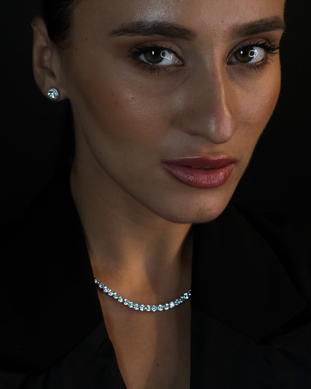 Irene Old Hollywood Rivière - Godfrey Allure Jewelry | Crafted in Refined Silver and Allyure Stones™ Designed for Modern Muses