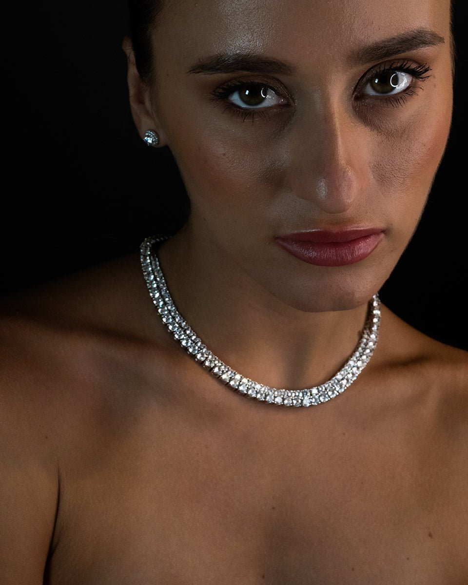 Irene Rivière Necklace - Godfrey Allure Jewelry | Refined Sterling Silver Olde Hollywood it girl Women’s Jewelry