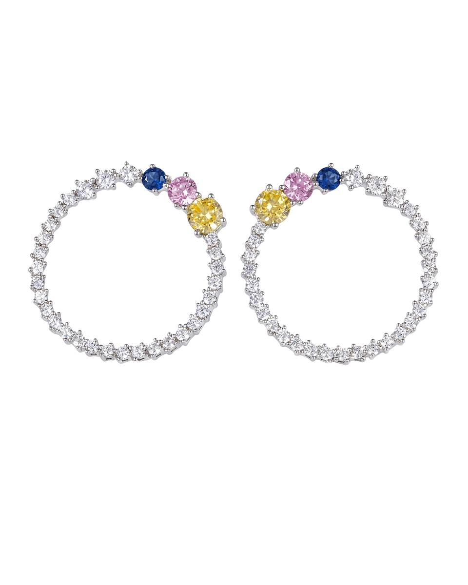 Lamour Earrings - Godfrey Allure | Old Hollywood Sterling Silver Jewelry & Rivière Necklaces