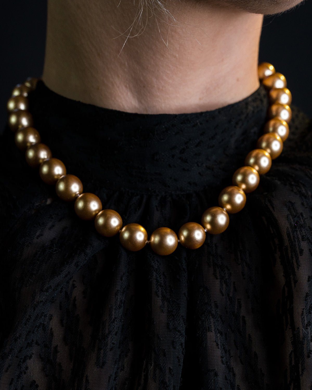 Mireille Pearls | Champagne - Godfrey Allure Jewelry | Crafted in Refined Silver and Allyure Stones™ Designed for Modern Muses