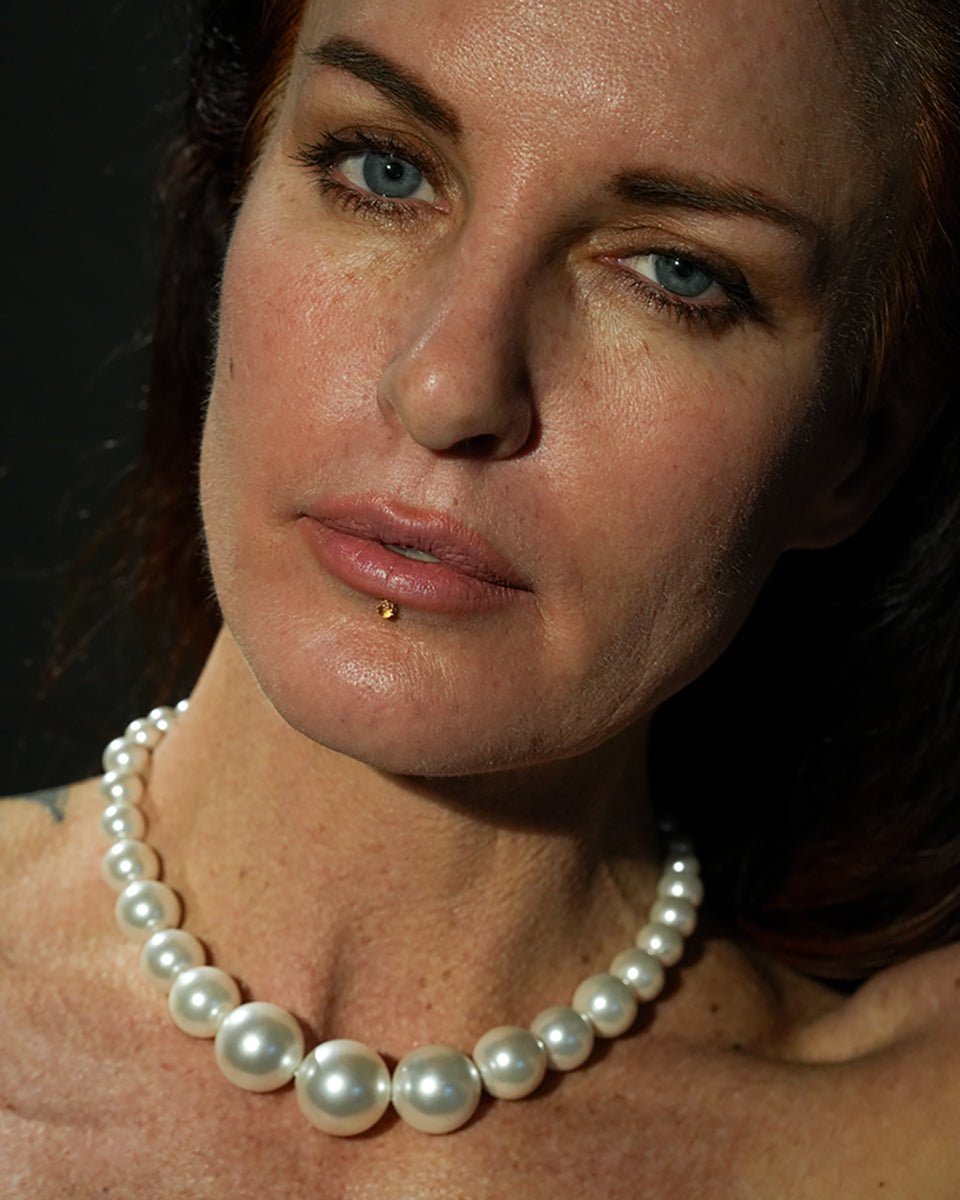 The Bullock Graduated Pearl Old Hollywood it girl Necklace (Pre - order) - Godfrey Allure Jewelry | Refined Sterling Silver Women’s Jewelry