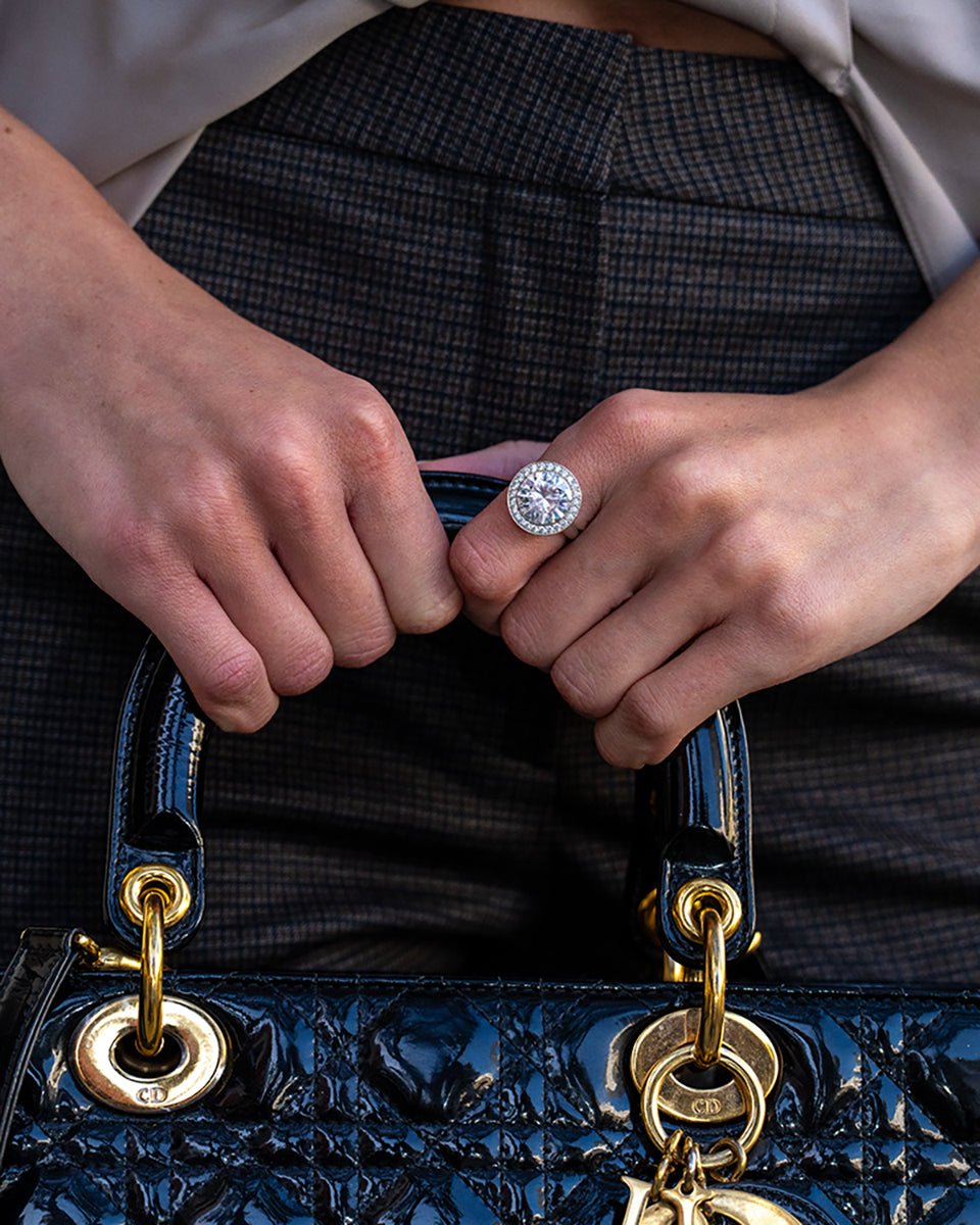 The Crawford Spotlight Ring | Old European Cut - Godfrey Allure Jewelry | Crafted in Refined Silver and Allyure Stones™ Designed for Modern Muses