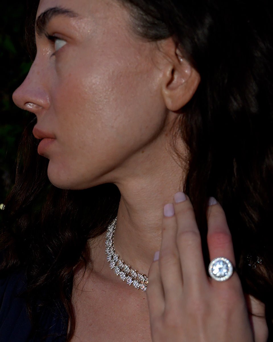 The Crawford Spotlight Ring | Old European Cut - Godfrey Allure Jewelry | Crafted in Refined Silver and Allyure Stones™ Designed for Modern Muses