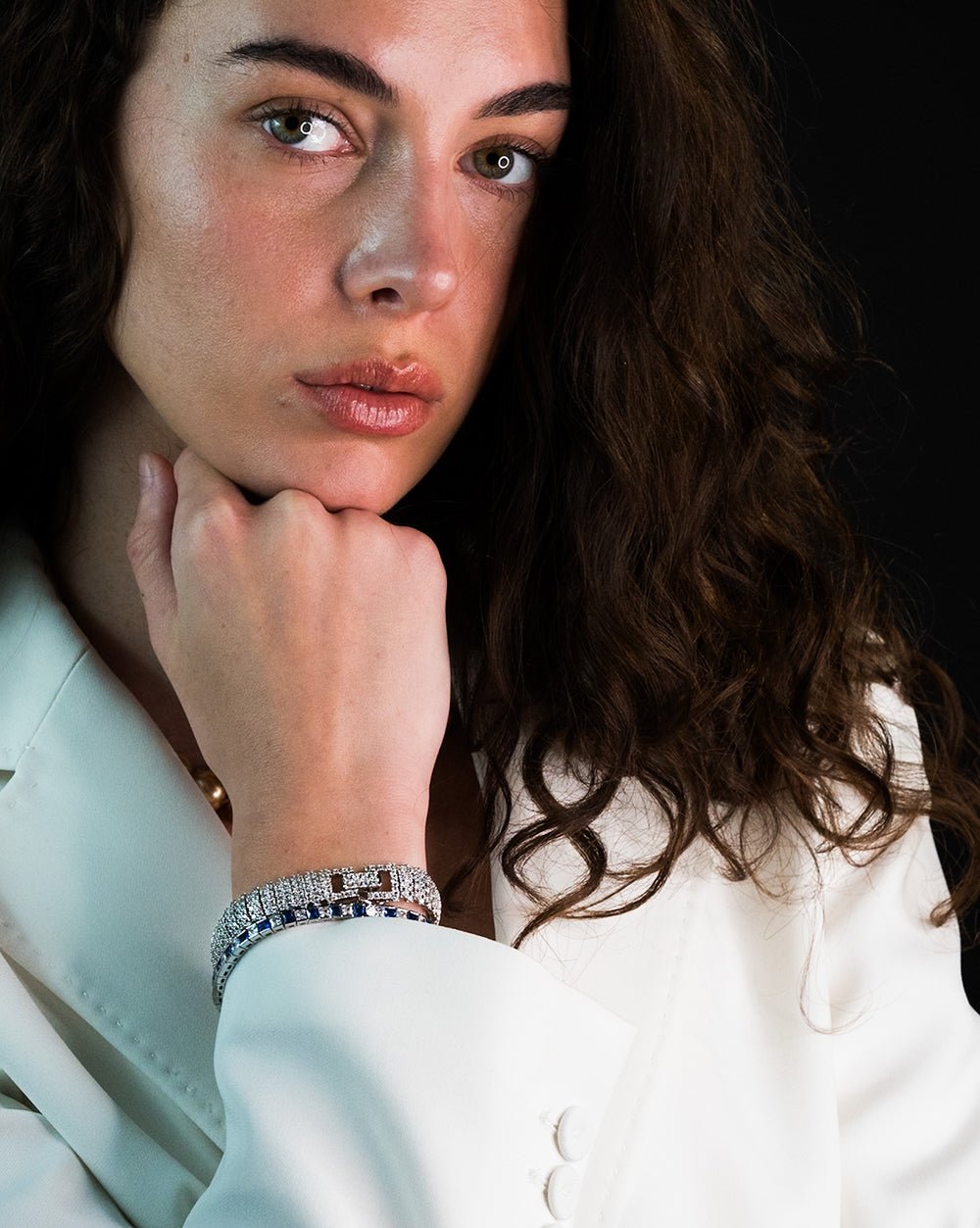 The DeMille Bracelet - Godfrey Allure Jewelry | Crafted in Refined Silver and Allyure Stones™ Designed for Modern Muses