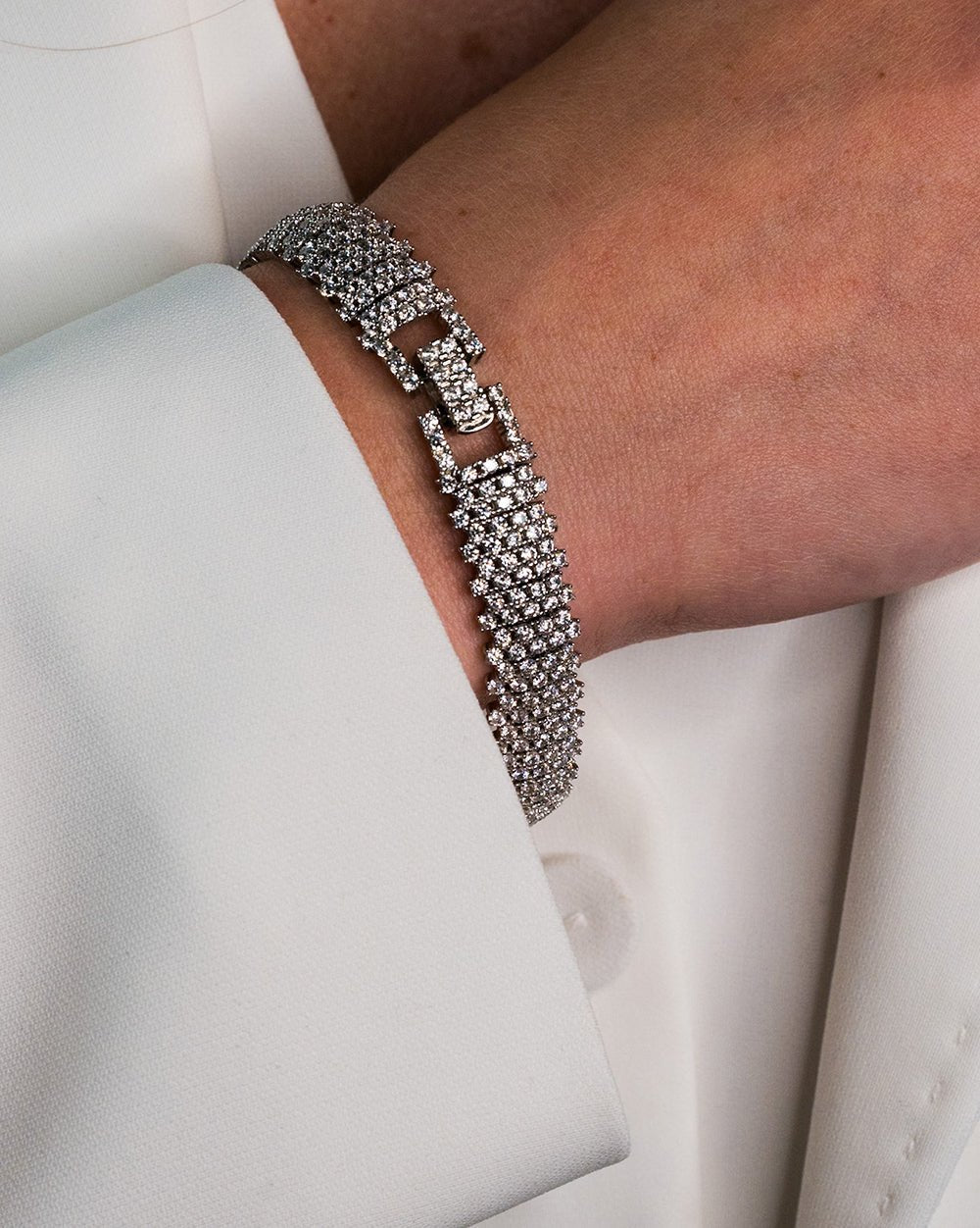 The DeMille Bracelet - Godfrey Allure Jewelry | Crafted in Refined Silver and Allyure Stones™ Designed for Modern Muses