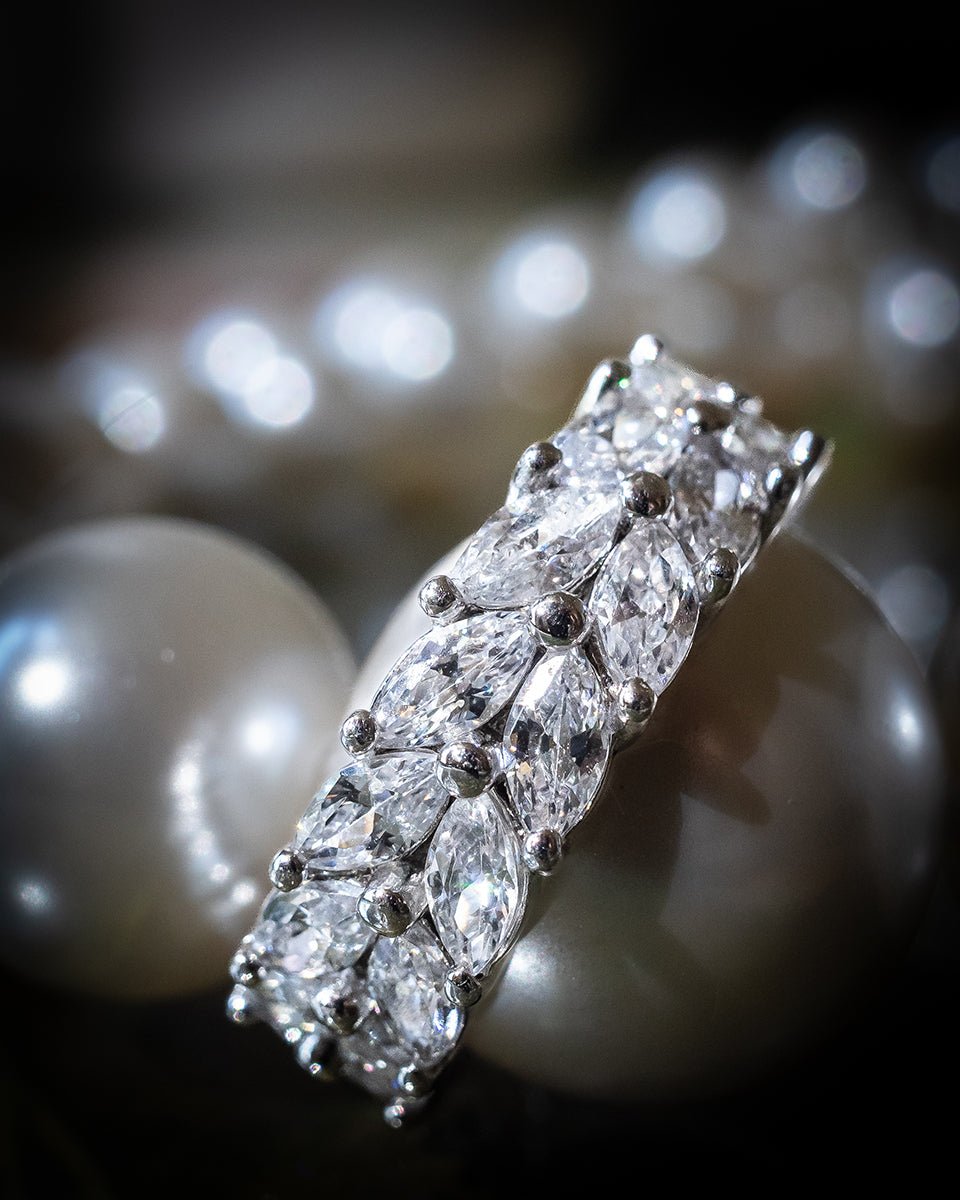 The Fontaine Ring - Old Hollywood it girl jewelry by Godfrey Allure Jewelry | Refined Sterling Silver Women’s Jewelry