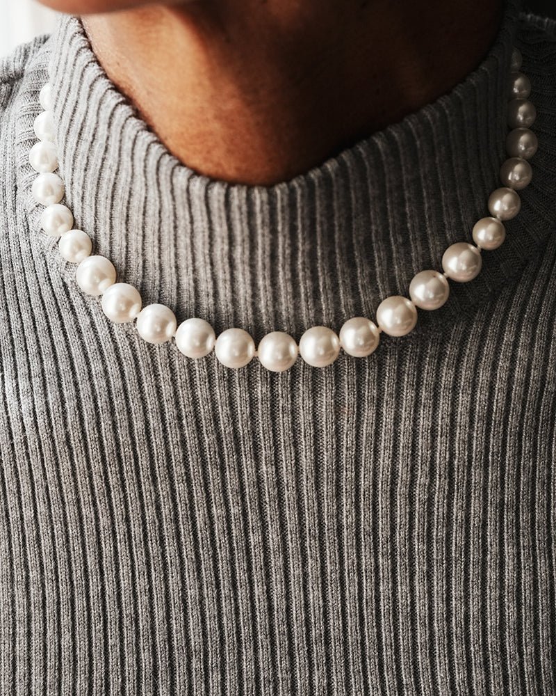 The Graduated Esther Pearl Necklace - Godfrey Allure Jewelry | Refined Sterling Silver Women’s Jewelry
