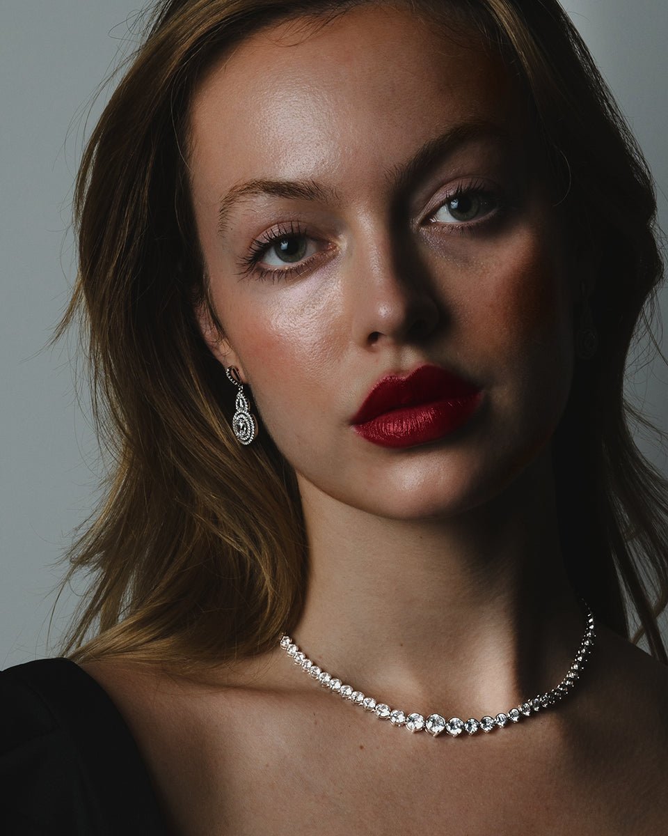 The Lombard Old Hollywood/ it girl Rivière Necklace - Godfrey Allure Jewelry | Refined Sterling Silver Women’s Jewelry