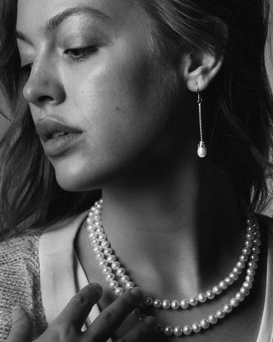 Pearl Earrings: The Piece Most Women Overlook (And Shouldn't) - Godfrey Allure | Old Hollywood Sterling Silver Jewelry & Rivière Necklaces