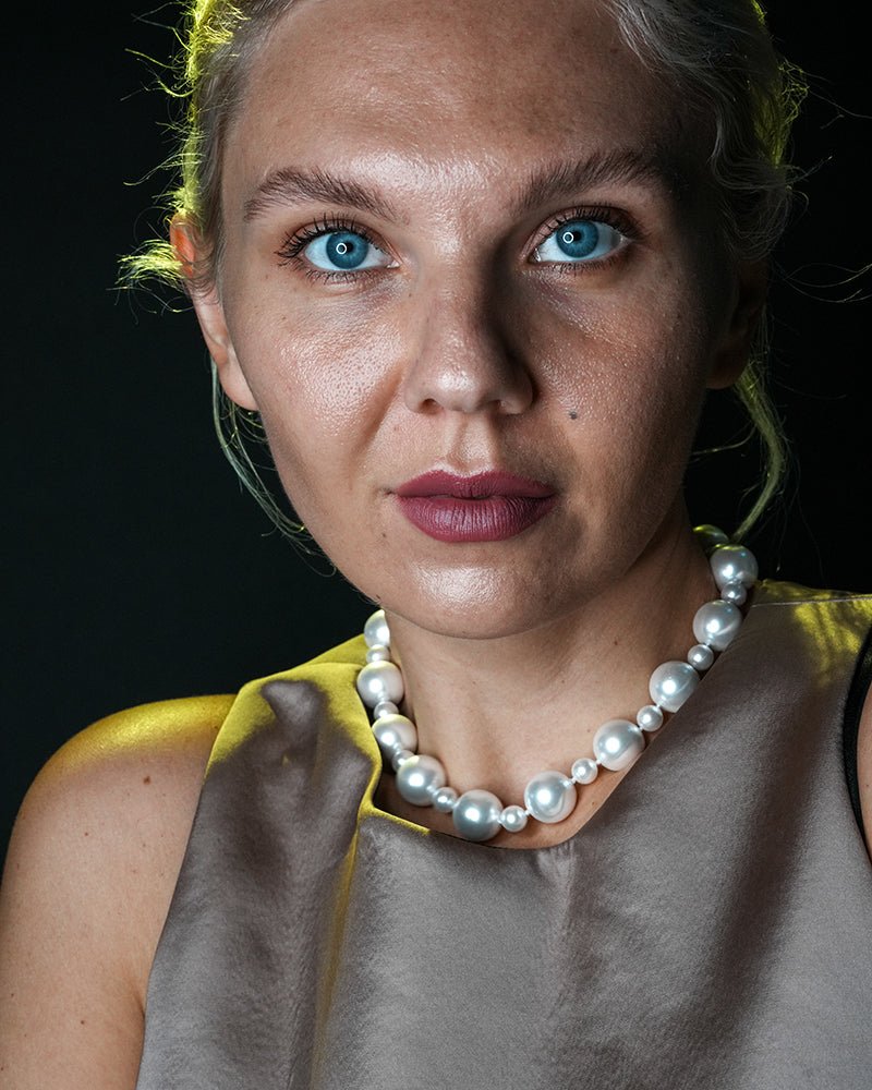 Constance 15" Statement Pearl Necklace - Godfrey Allure Jewelry | Refined Sterling Silver Women’s Jewelry