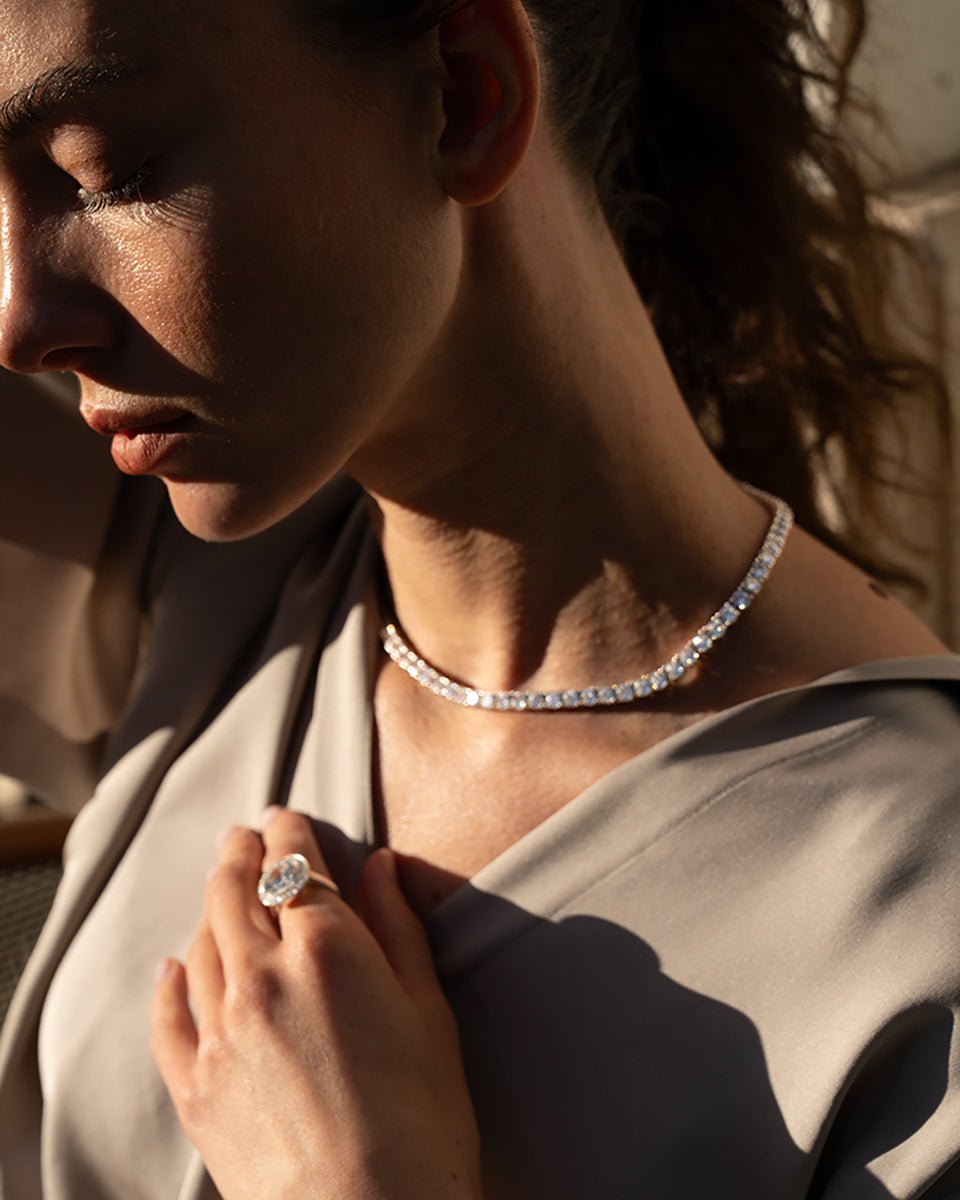 Cornelia Old Hollywood Rivière - Godfrey Allure Jewelry | Crafted in Refined Silver and Allyure Stones™ Designed for Modern Muses