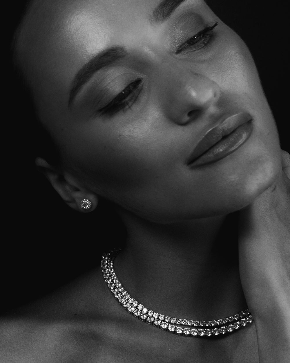 Cornelia Old Hollywood Rivière - Godfrey Allure Jewelry | Crafted in Refined Silver and Allyure Stones™ Designed for Modern Muses