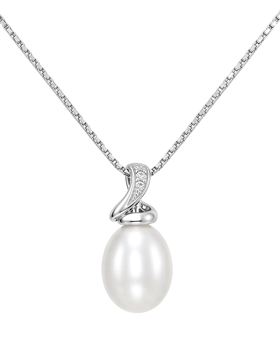 De Giorgi Pendant — Freshwater Pearl - Godfrey Allure | Old Hollywood Sterling Silver Jewelry & Rivière Necklaces