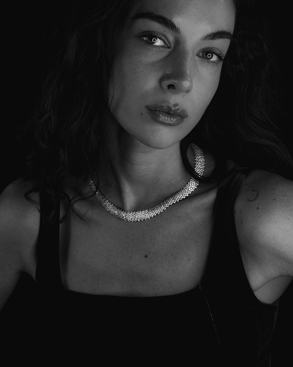 DeMille Statement Necklace - Godfrey Allure Jewelry | Crafted in Refined Silver and Allyure Stones™ Designed for Modern Muses