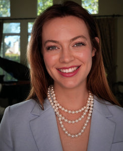 Esther, Pearl Necklace - Godfrey Allure Jewelry | Premium Sterling Silver Women’s Jewelry