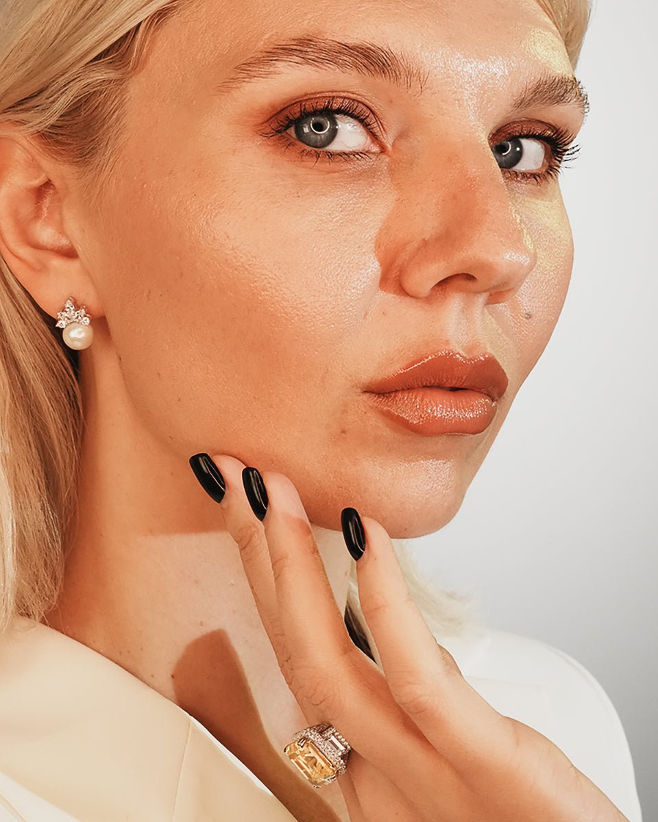 Eula Floral Pearl Earrings - Godfrey Allure Jewelry | Refined Sterling Silver Women’s Jewelry