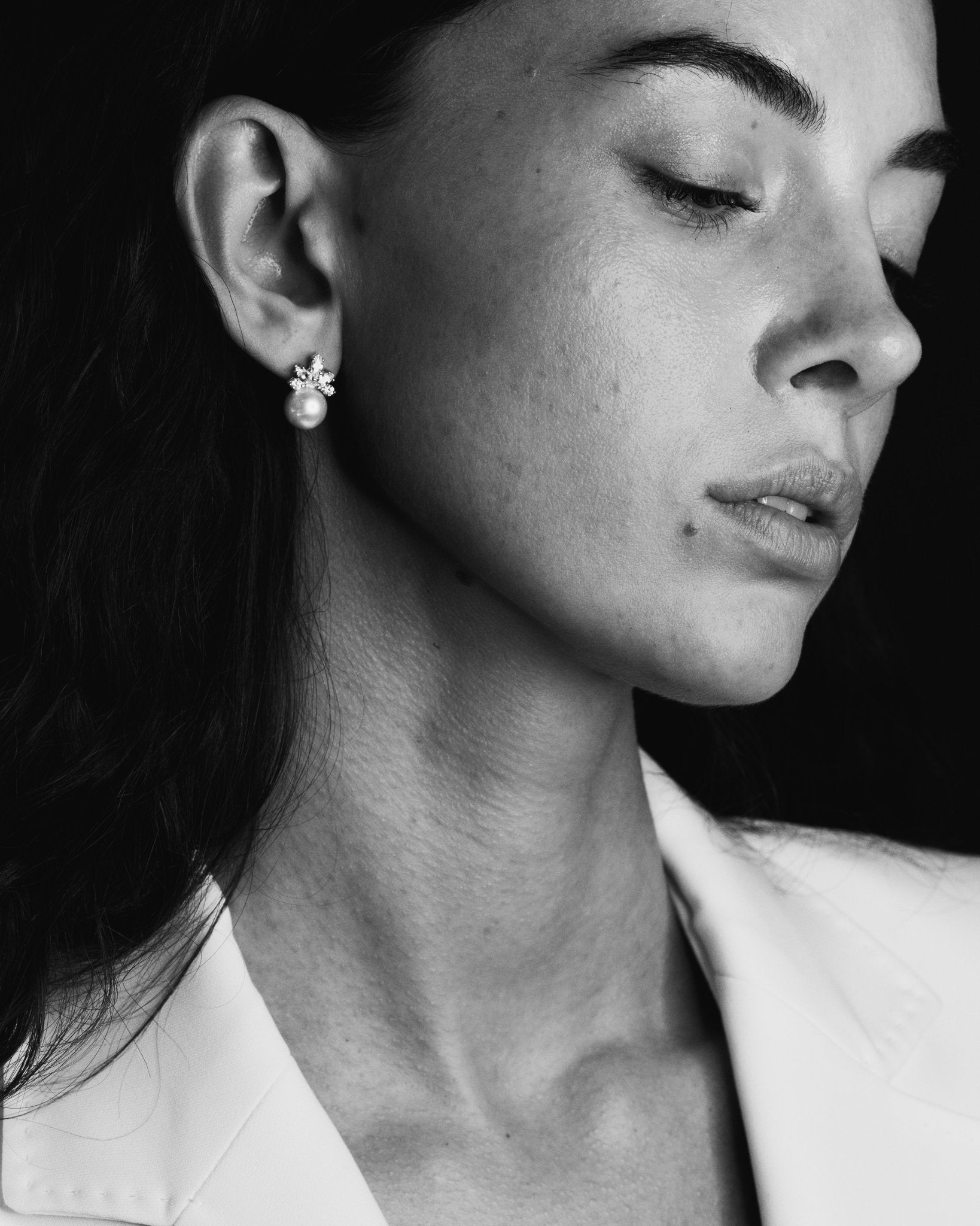 Eula Floral Pearl Earrings - Godfrey Allure Jewelry | Crafted in Refined Silver and Allyure Stones™ Designed for Modern Muses