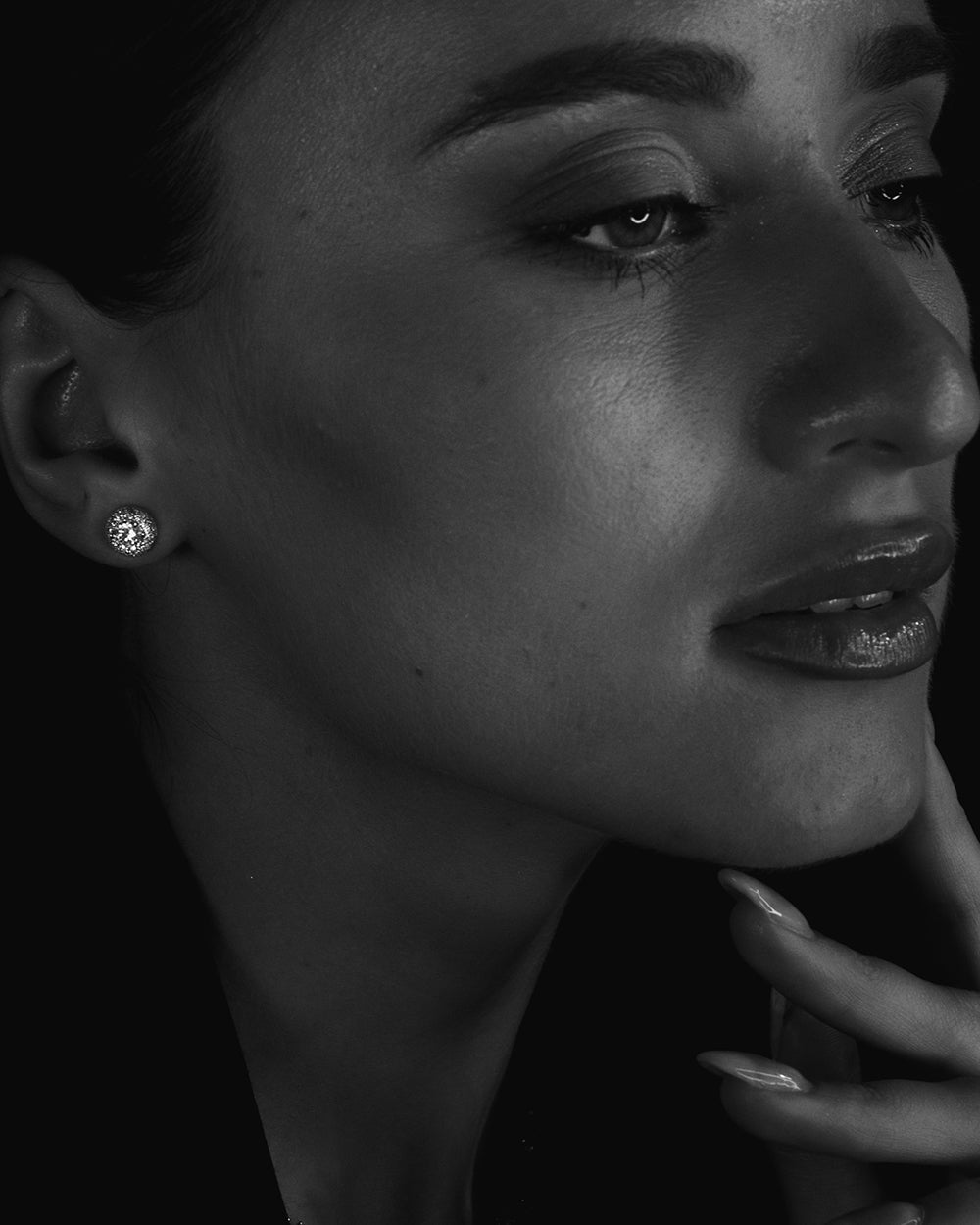 Georgie Halo Stud Earrings - Godfrey Allure Jewelry | Crafted in Refined Silver and Allyure Stones™ Designed for Modern Muses