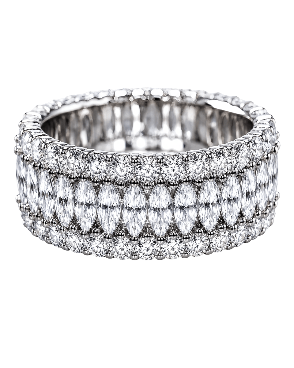 Ingrid Eternity Ring - Godfrey Allure | Old Hollywood Sterling Silver Jewelry & Rivière Necklaces