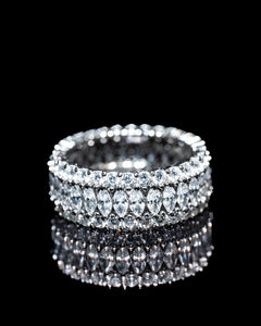Ingrid Sterling Silver Eternity Ring - Godfrey Allure Jewelry | Premium Sterling Silver Women’s Jewelry