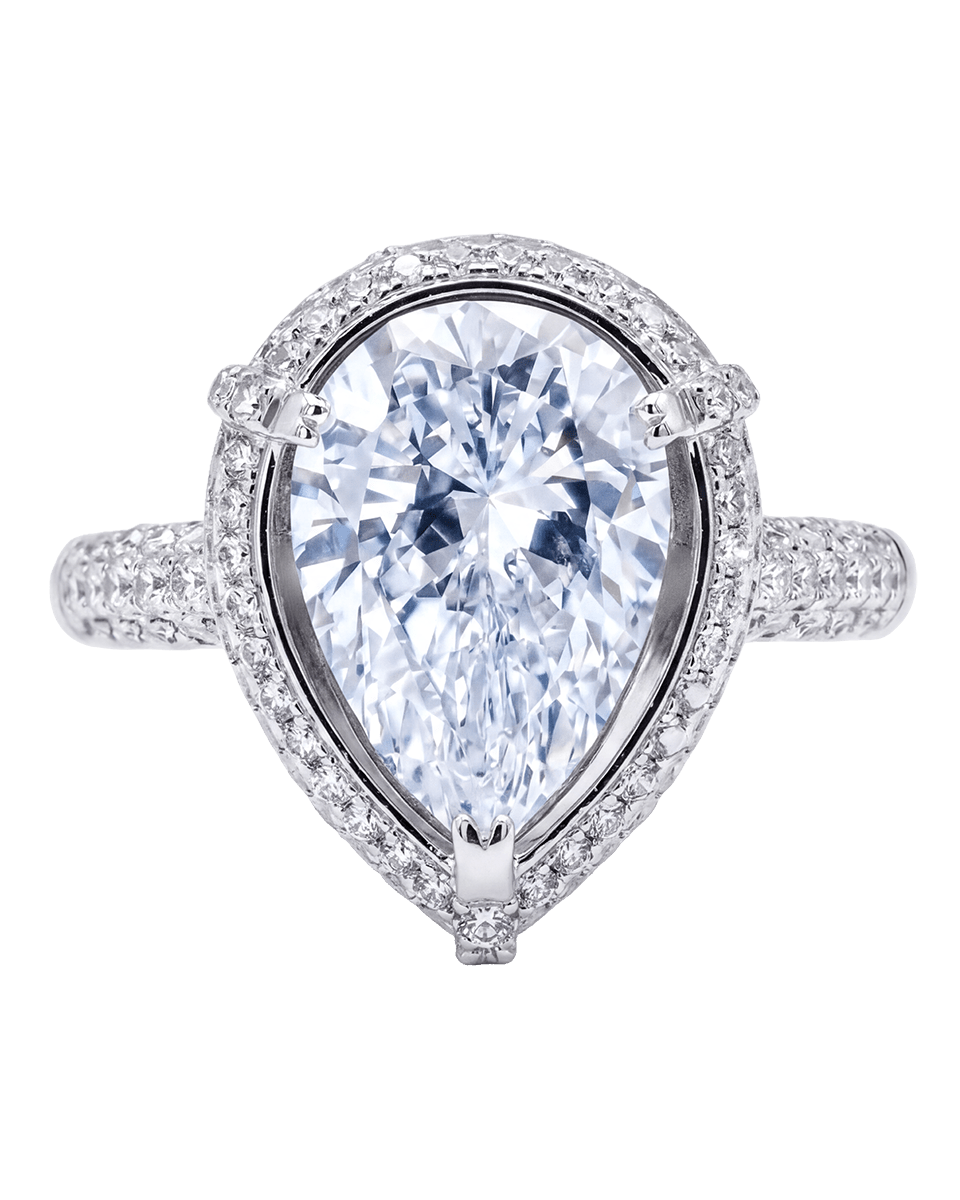 Kelly Ring — Pear Cut - Godfrey Allure | Old Hollywood Sterling Silver Jewelry & Rivière Necklaces
