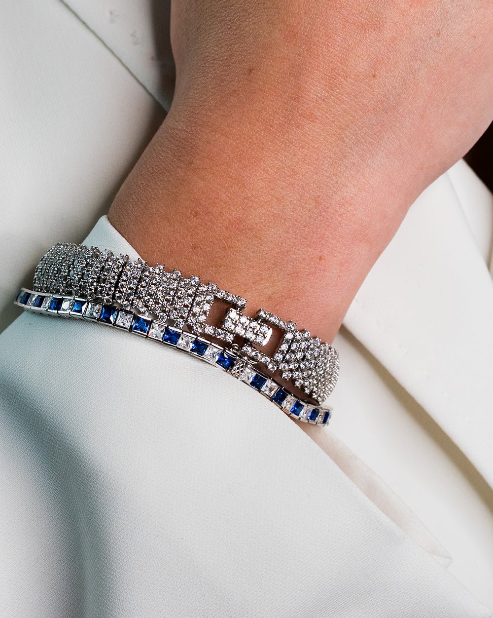 Lillian Tennis Bracelet - Godfrey Allure Jewelry | Crafted in Refined Silver and Allyure Stones™ Designed for Modern Muses