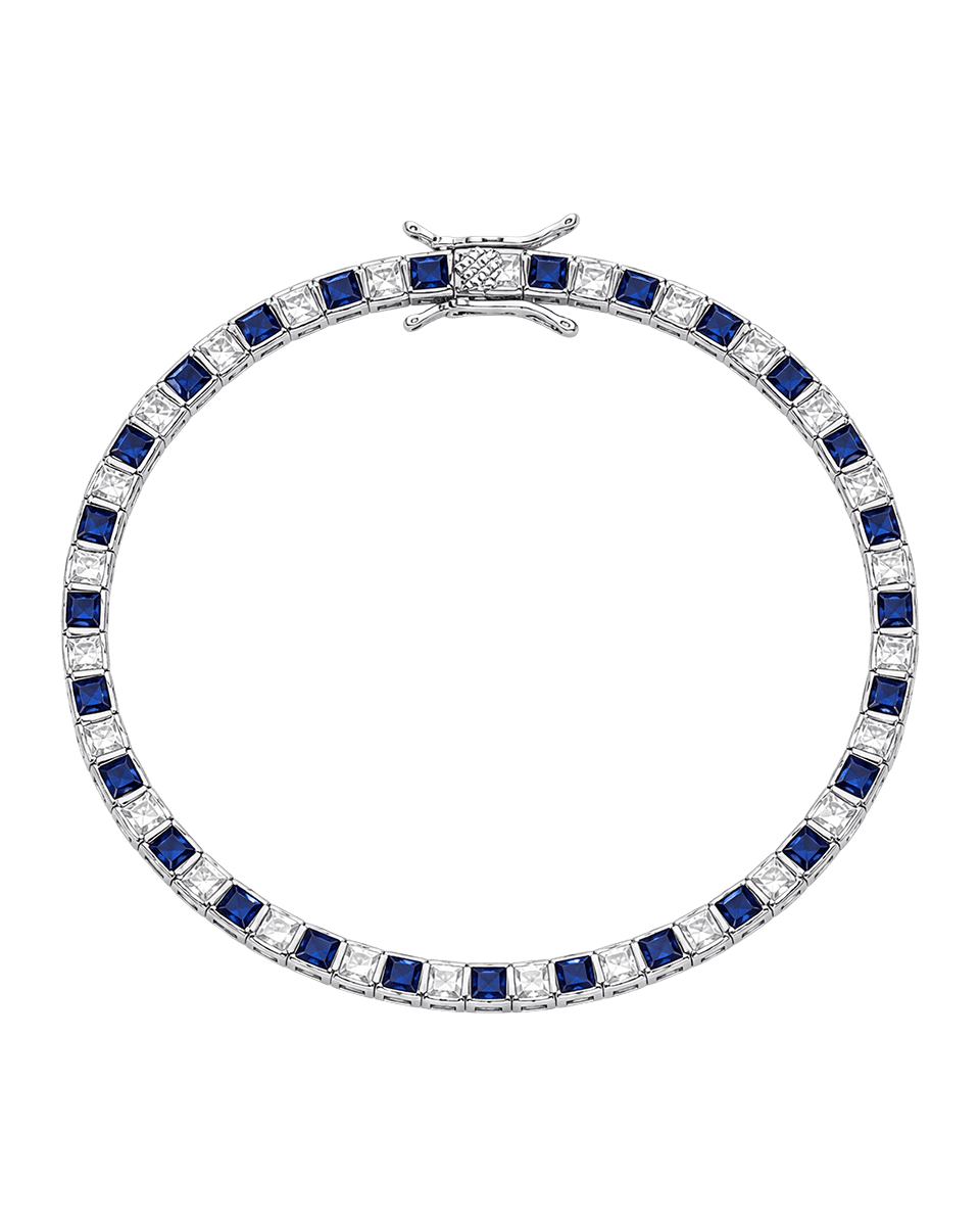 Lillian Tennis Bracelet — Channel Set - Godfrey Allure | Old Hollywood Sterling Silver Jewelry & Rivière Necklaces