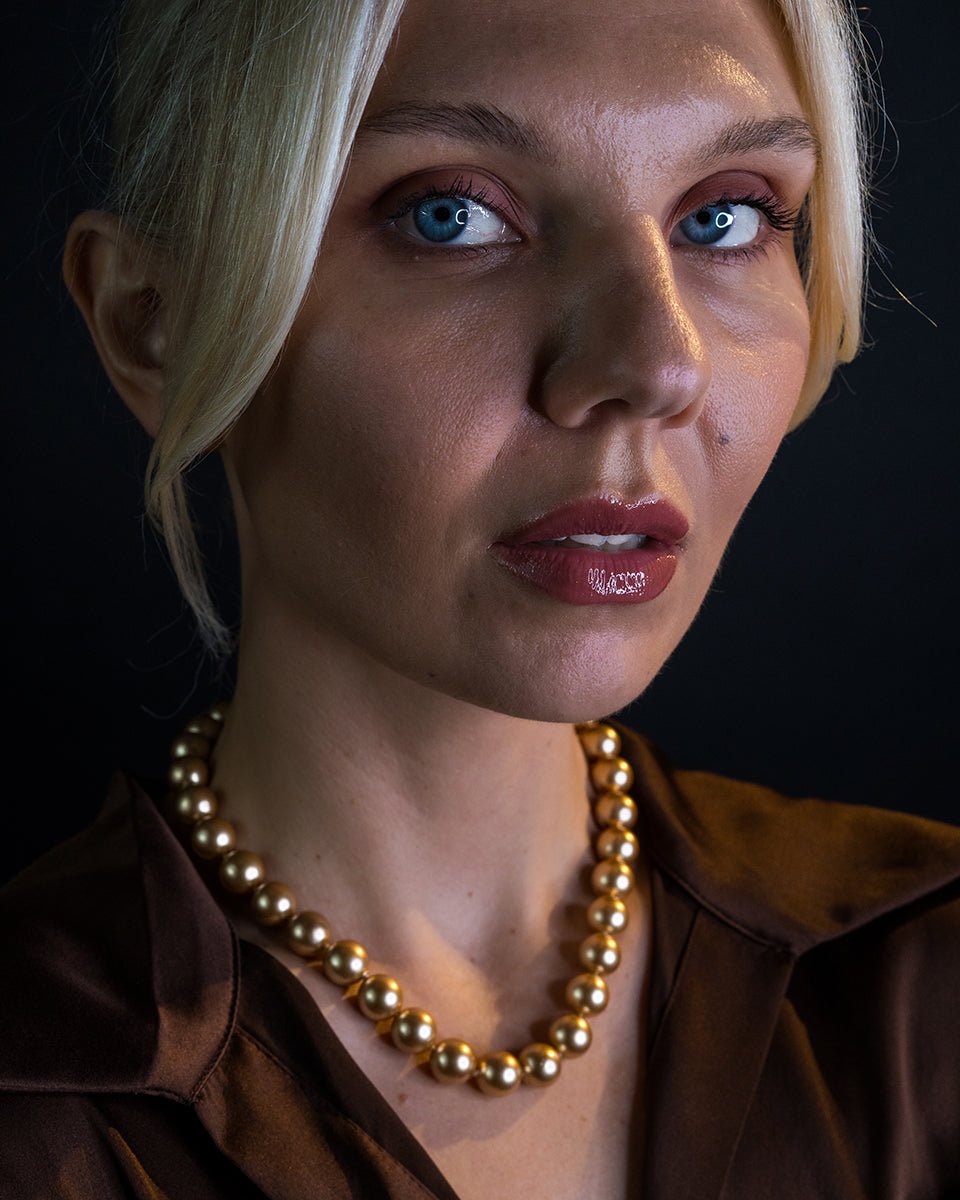 Mireille Pearls | Champagne - Godfrey Allure Jewelry | Crafted in Refined Silver and Allyure Stones™ Designed for Modern Muses