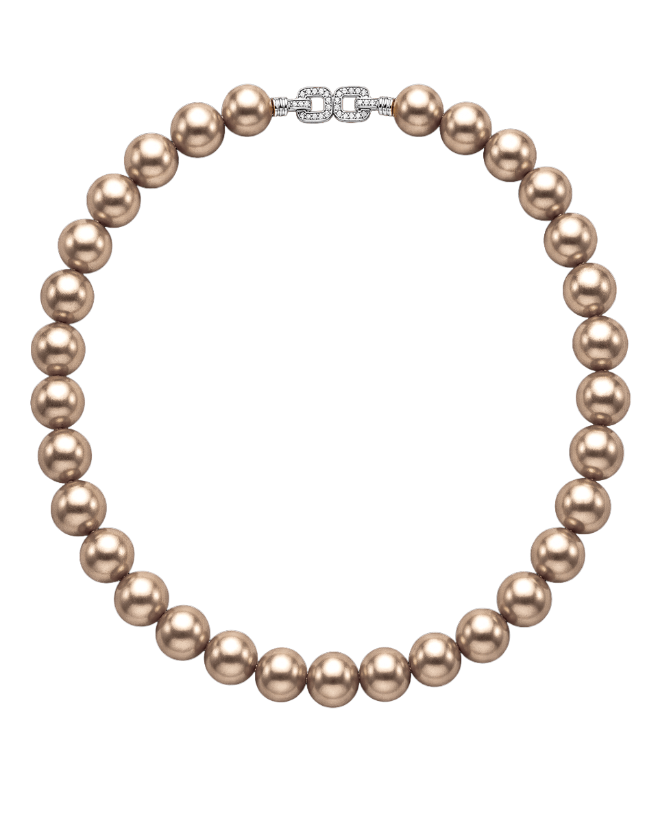 Mireille Pearls Necklace - Godfrey Allure | Old Hollywood Sterling Silver Jewelry & Rivière Necklaces