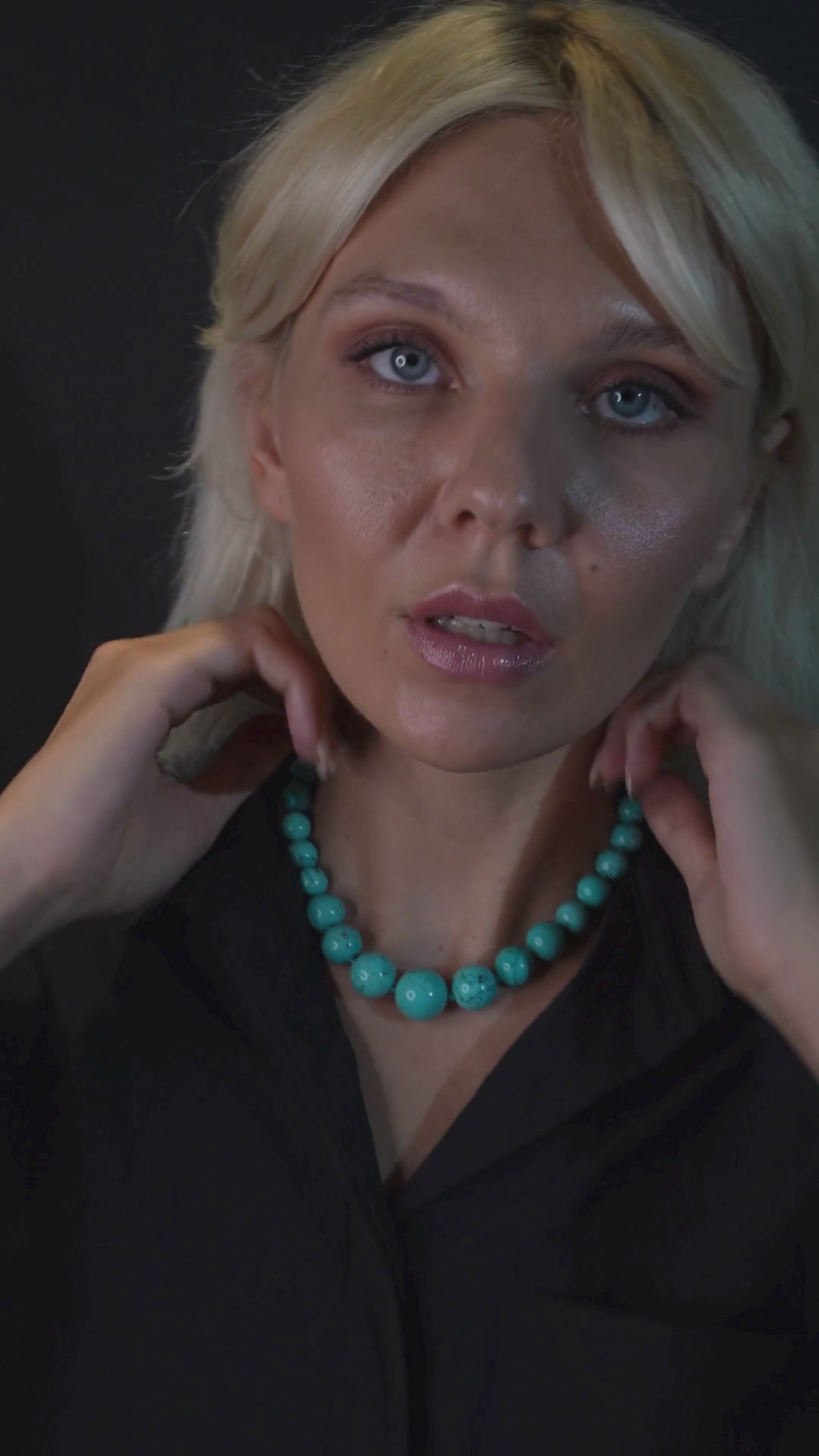 Carlo Amalfi blue necklace by Godfrey Allure