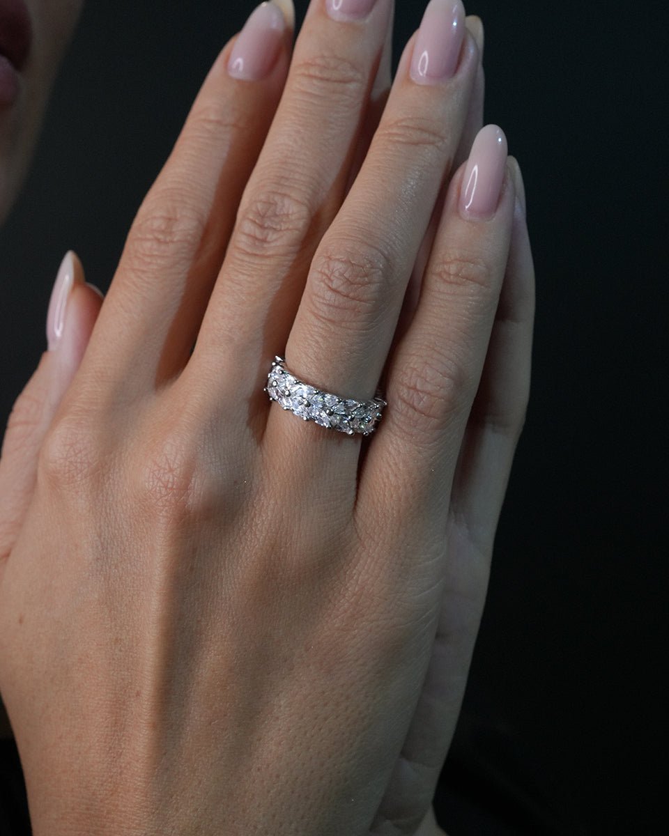 The Fontaine Ring - Old Hollywood it girl jewelry by Godfrey Allure Jewelry | Refined Sterling Silver and Allyure Stones