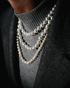 The Graduated Esther Pearl Necklace - Godfrey Allure Jewelry | Premium Sterling Silver Women’s Jewelry