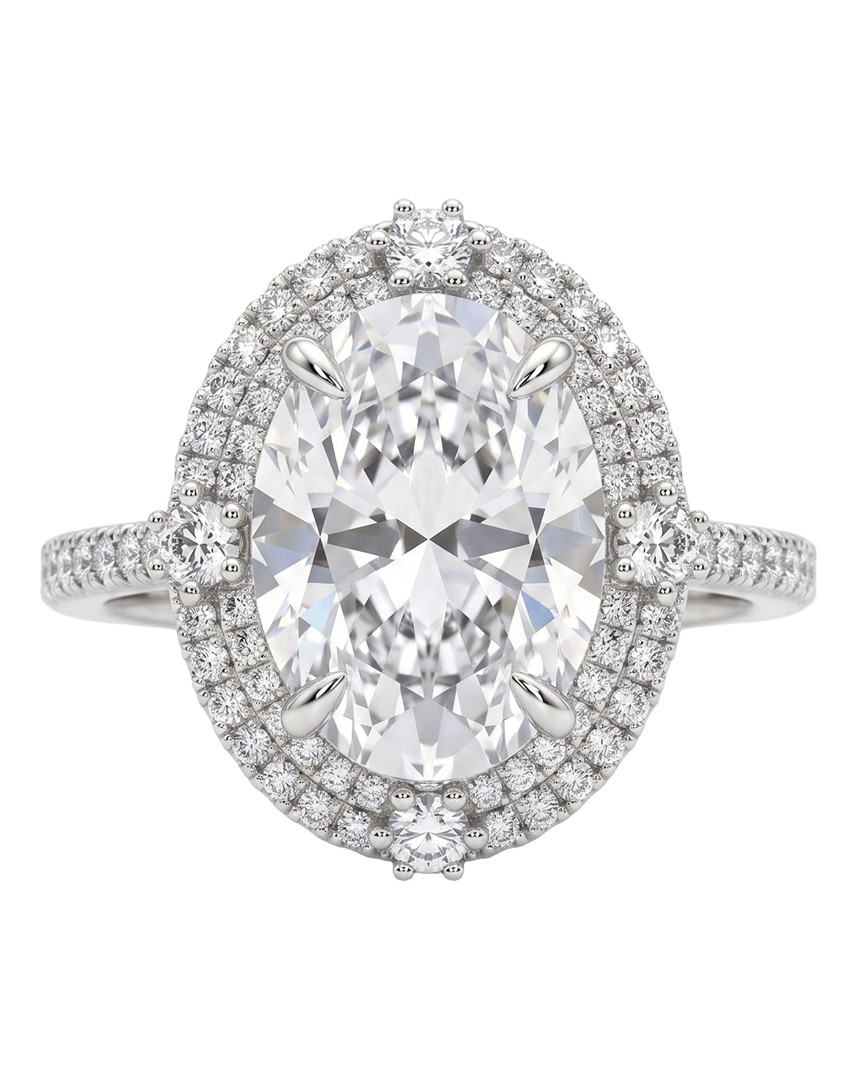 The Montez Hybrid Oval Statement Ring - Godfrey Allure | Old Hollywood Sterling Silver Jewelry & Rivière Necklaces