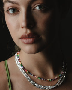 Garland Riviere Necklace - Godfrey Allure Jewelry | Sterling Silver Women’s Jewelry Title - Vintage Inspired